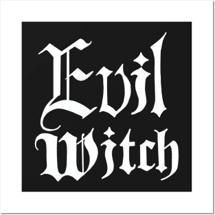 Evil Witch (White) Posters and Art